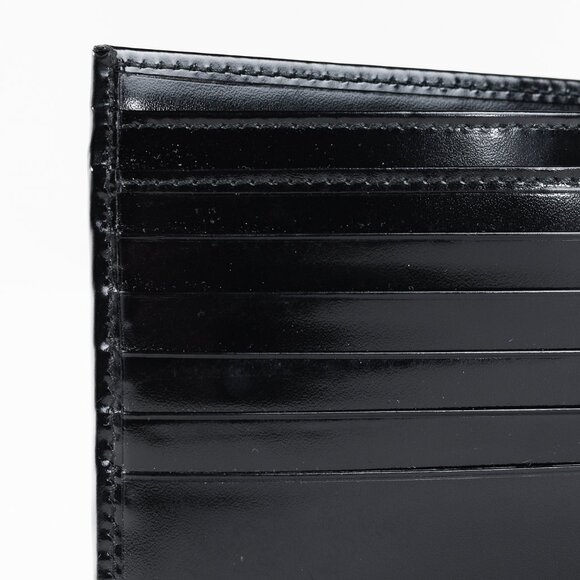 Gucci Vintage Y2K Black Monogram Compact Leather Wallet - Picture 9 of 10